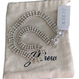 J. Crew Sparkle Crystal Collar Necklace